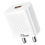 TICON Acute 17W fast charger with USB output and compact design