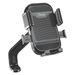 TICON BS-50 black adjustable car phone holder with side grips and mounting arm
