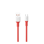 TICON CL-38 red mobile charging cable with USB-A and Micro-USB connectors