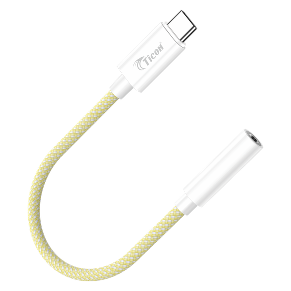 TICON EC-90 Type-C to 3.5mm audio adapter cable