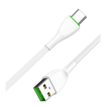 TICON FC-201 white flat Type-C mobile charging cable