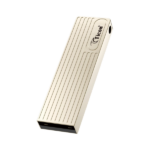TICON WR-58 gold USB flash drive with slim textured design